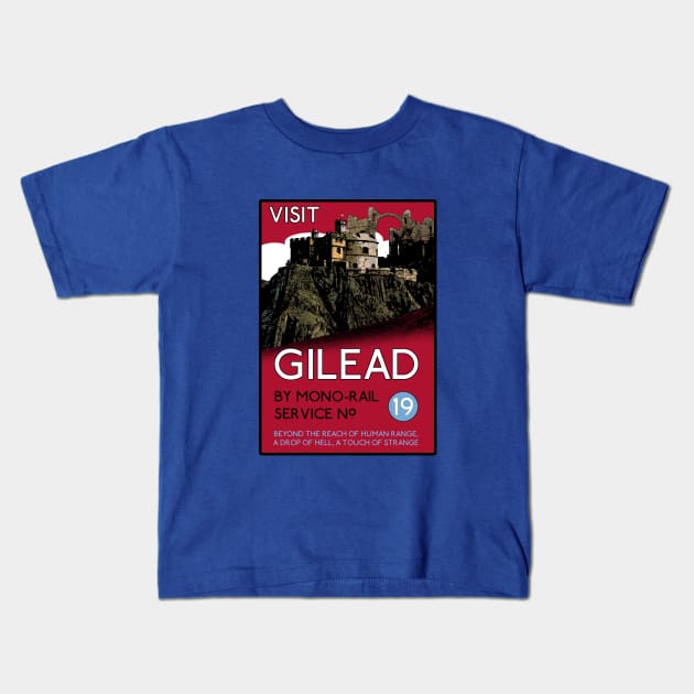 Visit Gilead Kids T-Shirt by Paulychilds